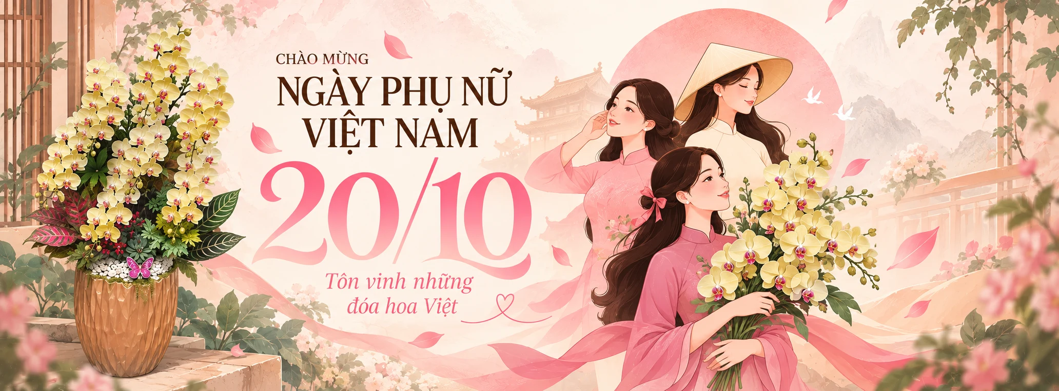 Tôn Vinh Phụ Nữ Việt Nam 20_10 Hoa Lan Thanh Hà